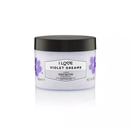 I Love Scented Body Butter nawilżające masło do ciała Violet Dreams 300ml