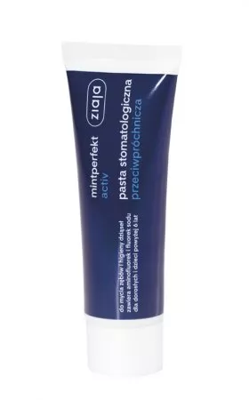 Ziaja Mintperfekt Activ, pasta do zębów, przeciwpróchnicza, 75ml