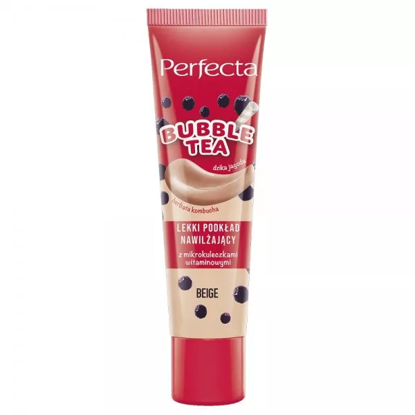 Perfecta Bubble Tea lekki podkład nawilżający Beige 30ml