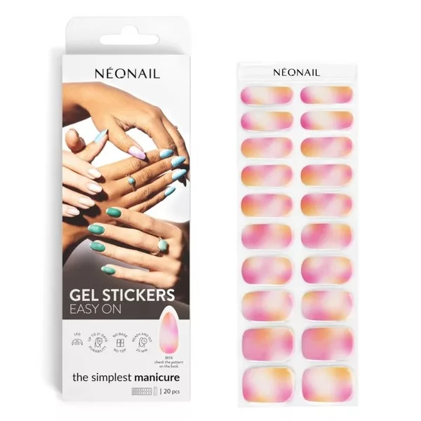 Neonail Easy On, naklejki do paznokci, M14