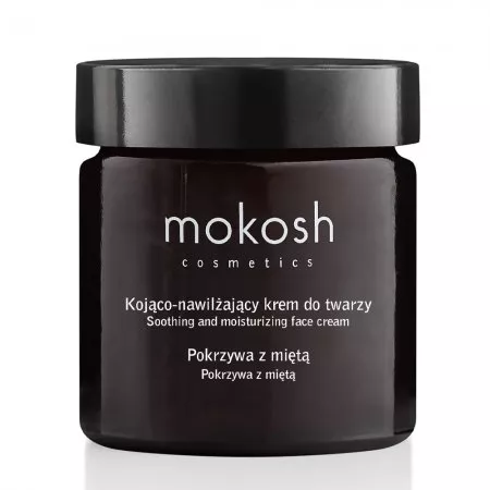 Mokosh, kojąco-nawilżający krem, pokrzywa z miętą, 30ml