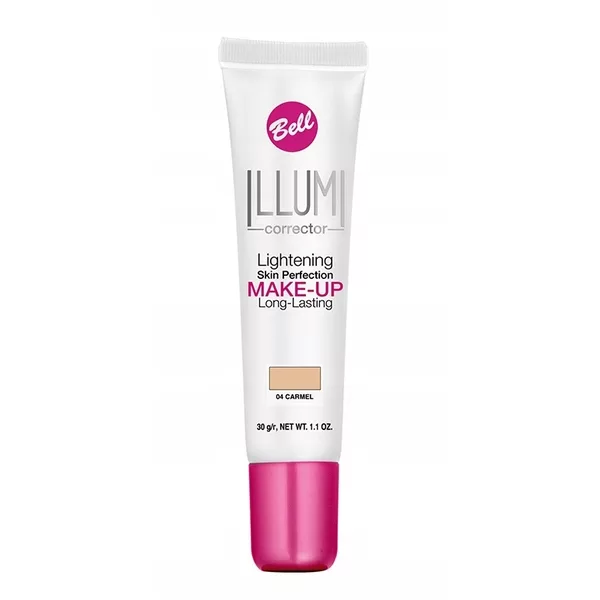 Bell Illumi Corrector, trwały fluid rozświetlająco-korygujący do twarzy, 02, 30g