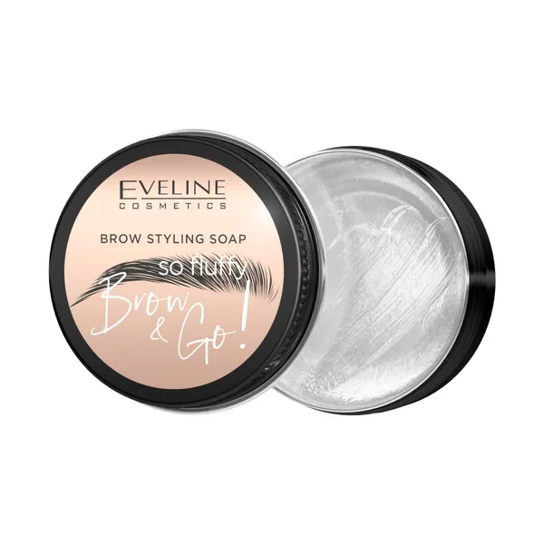 Eveline Cosmetics Brow&Go, Mydło do stylizacji brwi So Fluffy, 25g