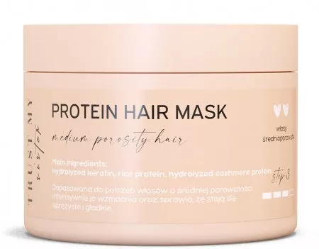 Trust My Sister, maska proteinowa do włosów średnioporowatych, 200ml