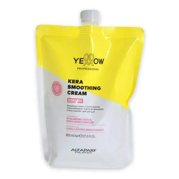 Yellow Professional Keratin Smoothing Cream, krem do zabiegu wygładzania włosów, 800ml