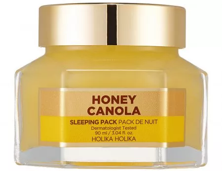 Holika Holika Honey Sleeping Pack, miodowa maseczka na noc z olejem rzepakowym