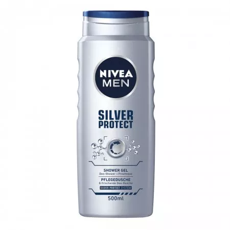 Nivea Men Silver Protect żel pod prysznic do twarzy ciała i włosów 500ml