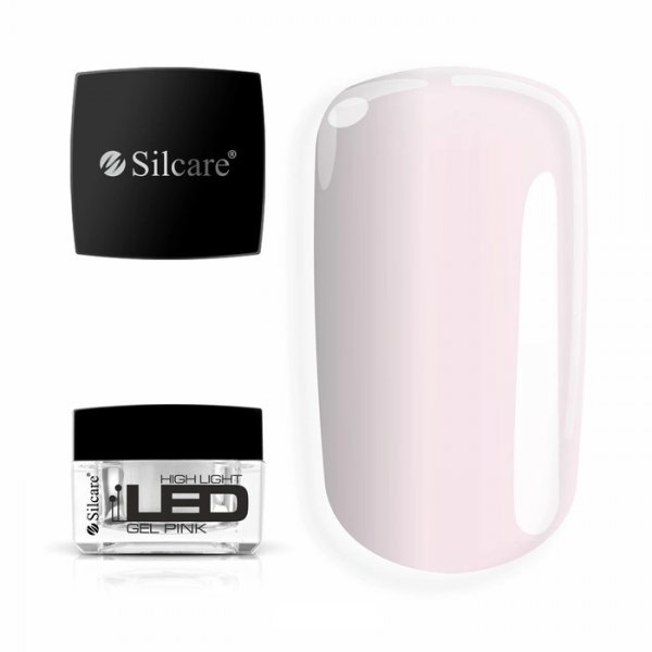 Silcare High Light Led Gel średniogęsty jednofazowy żel do paznokci Pink 30g