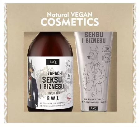LaQ Zestaw Zapach seksu i biznesu: żel 500ml + balsam tuba 200ml