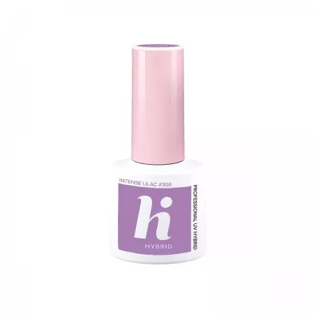 hi hybrid, lakier hybrydowy, 5ml, #306 Intense Lilac