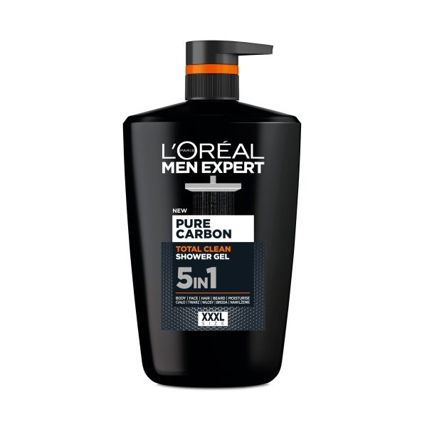 L'Oreal Paris Men Expert Pure Carbon Total Clean żel pod prysznic 5w1 1000ml