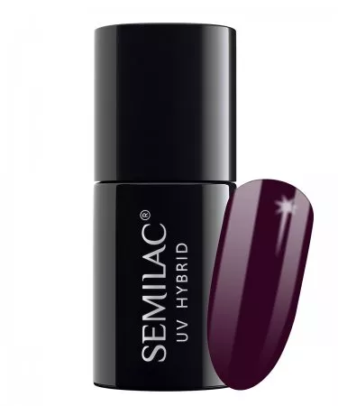 Semilac, lakier hybrydowy, 7ml, 099 Dark Purple Wine