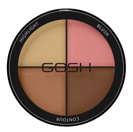 Gosh, Contourn Strobe Kit, paleta do konturowania twarzy, 15g, 002 Medium
