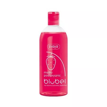 Ziaja Blubel, mydło pod prysznic żurawina i poziomka, 500ml