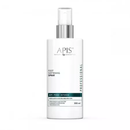 Apis, Api-Podo Intense, spray zmiękczajacy do stóp z kwasami AHA, BHA i mocznikiem 25%, 300ml