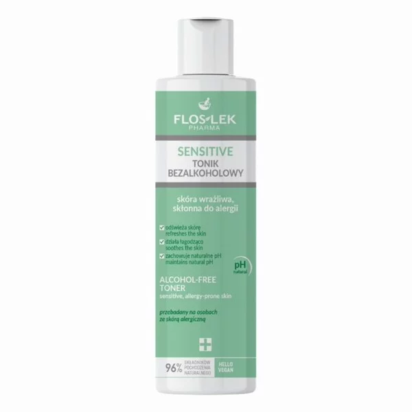 FlosLek Sensitive tonik bezalkoholowy do skóry wrażliwej 225ml
