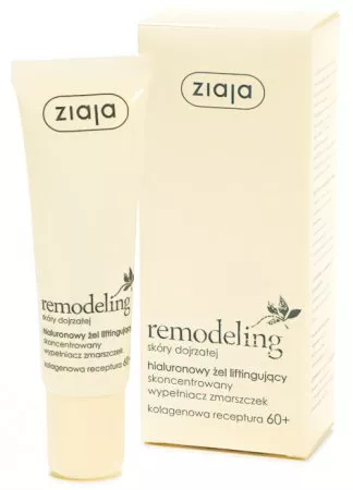 Ziaja Remodeling 60+, hialuronowy żel liftingujący, 30ml