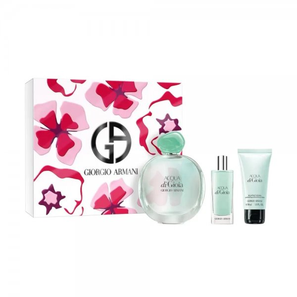 Giorgio Armani Acqua di Gio zestaw woda perfumowana spray 100ml + balsam do ciała 50ml + woda perfumowana spray 15ml (W)