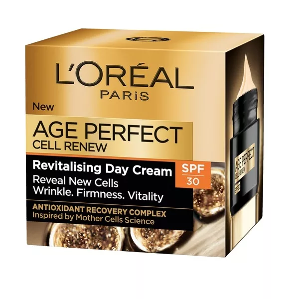 L'Oreal Paris Age Perfect Cell Renew Krem przeciwzmarszczkowy na dzień z SPF30, 50ml