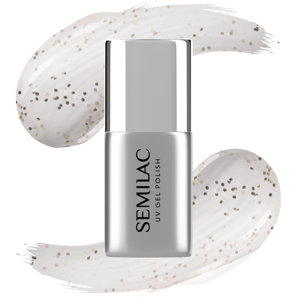 Semilac T33, top do lakierów hybrydowych, No Wipe Old Money, 7ml