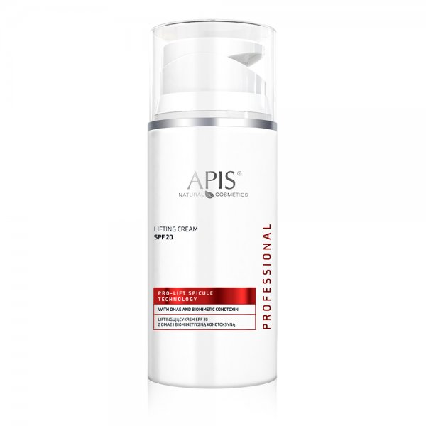 Apis Pro-Lift Spicule Technology, liftingujący krem SPF 20 z DMAE i biomimetyczną konotoksyną, 100ml