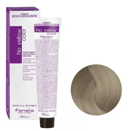 Fanola No Yellow, krem koloryzujący do włosów blond, 9.ICE, 100ml