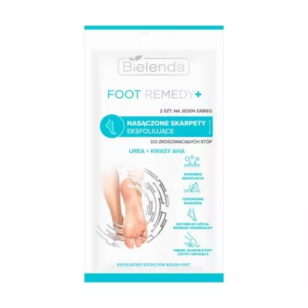 Bielenda Foot Remedy Skarpety Eksfoliujące Do Zrogowaciałych Stóp, 2szt.