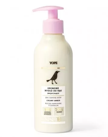 Yope Creamy Amber, kremowe mydło w płynie, zmiękczające, 300ml