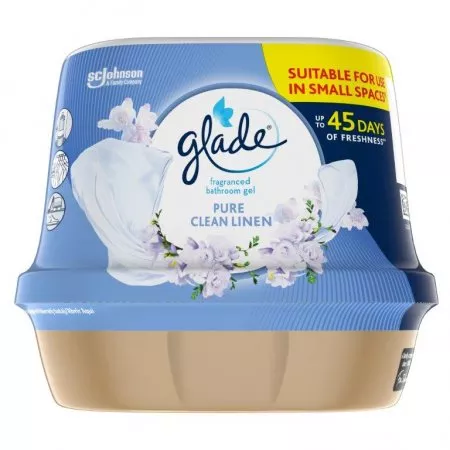 Glade zapachowy żel do łazienki - Pure Linen, 180g