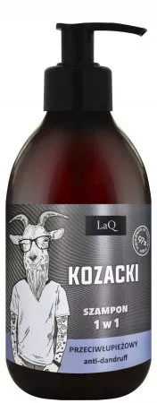 LaQ Kozioł z klasą, szampon 1w1 przetłuszczających się i z łupieżem, 300ml