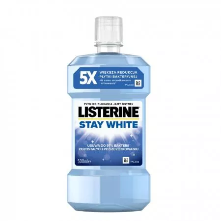 Listerine Stay White płyn do płukania jamy ustnej 500ml