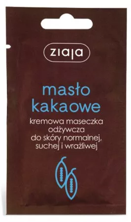 Ziaja Masło kakaowe, maseczka odżywcza do twarzy, 7ml