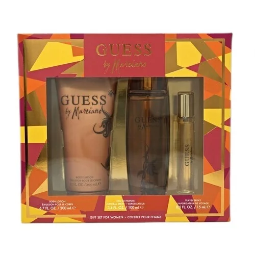 Guess Guess by Marciano zestaw woda perfumowana spray 100ml + balsam do ciała 200ml + woda perfumowana spray 15ml (W)
