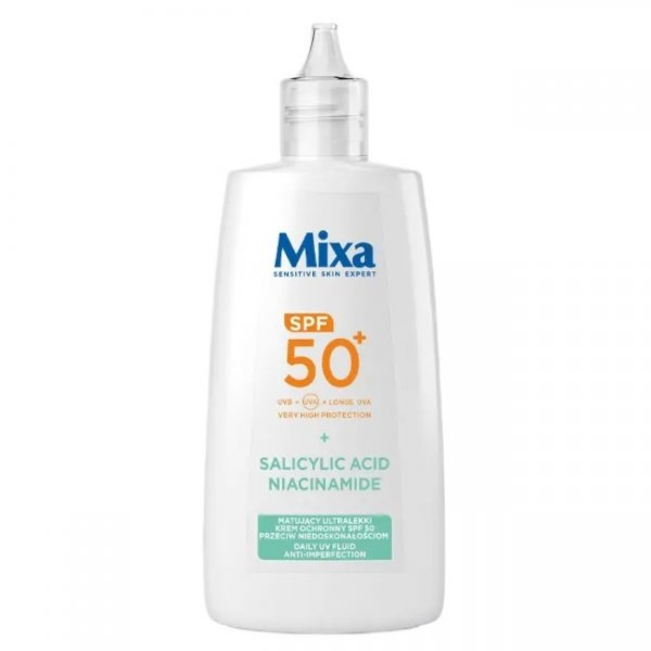 Mixa Matujący ultralekki krem ochronny SPF50 przeciw niedoskonałościom 40ml