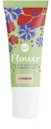 Bell Rozświetlająco – Nawilżający Podkład Blossom Meadow Flower Touch Radiant Foundation 001 Dandelion, 20g