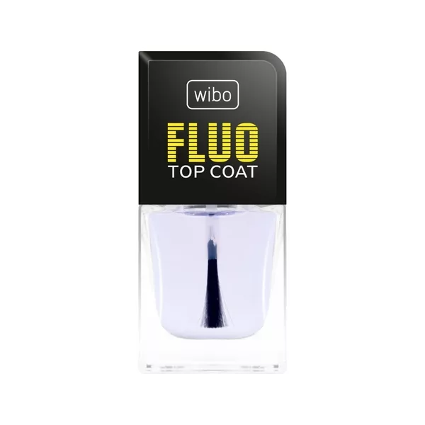 Wibo Fluo Top Coat bezbarwny top do paznokci 8,5ml