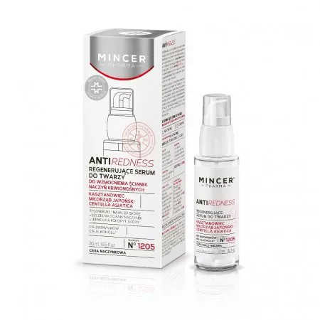 Mincer Pharma Anti-Redness regenerujące serum do twarzy do cery naczynkowej N°1205 30ml