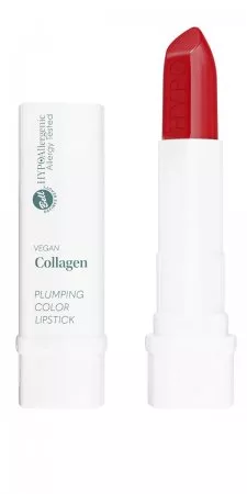 Bell Hypoallergenic Vegan Collagen Plumping Color Lipstick 04 Fire, 4g