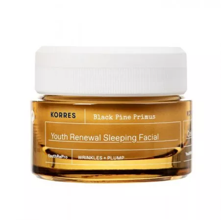 Korres Black Pine Primus, krem anti-aging do twarzy na noc, 40ml