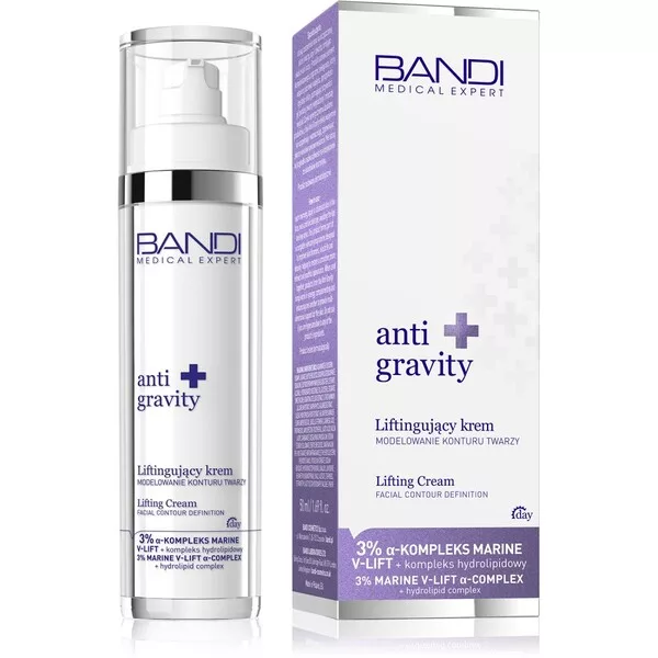 Bandi Medical Expert anti gravity, liftingujący krem odbudowujący gęstość skóry na noc, 50ml