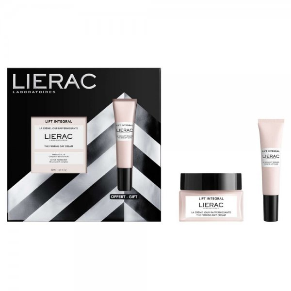Lierac Lift Integral zestaw ujędrniający krem na dzień 50ml + liftingujący krem pod oczy 15ml