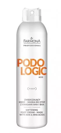 Farmona Professional Podologic Acid, Zmiękczający krem-maska do stóp z kwasami AHA i BHA,, 150ml