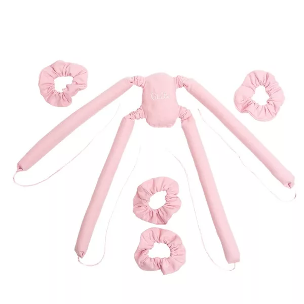Glov CoolCurl Spider Set wałki do kręcenia włosów na zimno do włosów długiej i średniej długości Pink 4szt