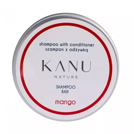 Kanu Nature, Szampon w metalowym pudełku mango, 75g