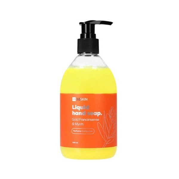 HiSkin Perfume Collection Liquid Hand Soap mydło do rąk Gold Francinsense & Myrrh 400ml