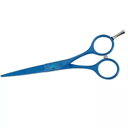 Fox Color, nożyczki fryzjerskie niebieskie, 5.5"