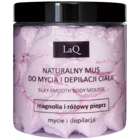 LaQ Kicia Magnolia, mus do mycia i depilacji ciała, 250ml