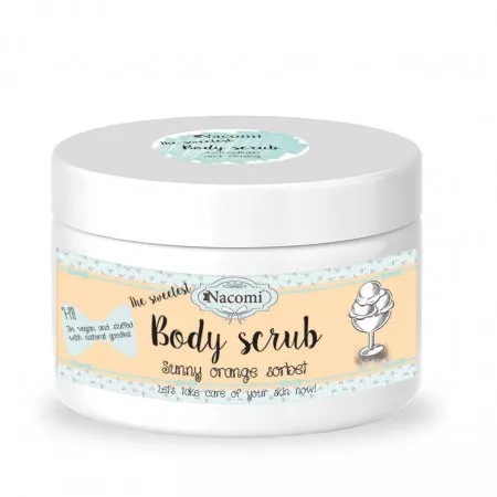 Nacomi, peeling cukrowy - pomarańcza, 200ml
