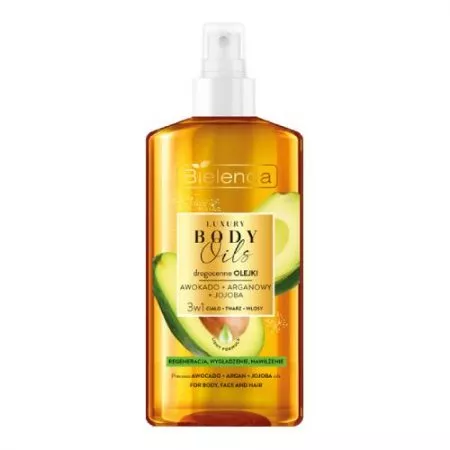 Bielenda LUXURY Body Oils, drogocenne olejki: awokado + arganowy + jojoba, 150ml
