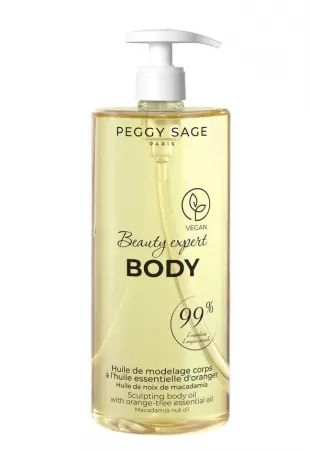 Peggy Sage, modelujący olejek do masażu z olejkiem z pomarańczy, 1000ml, ref.403503